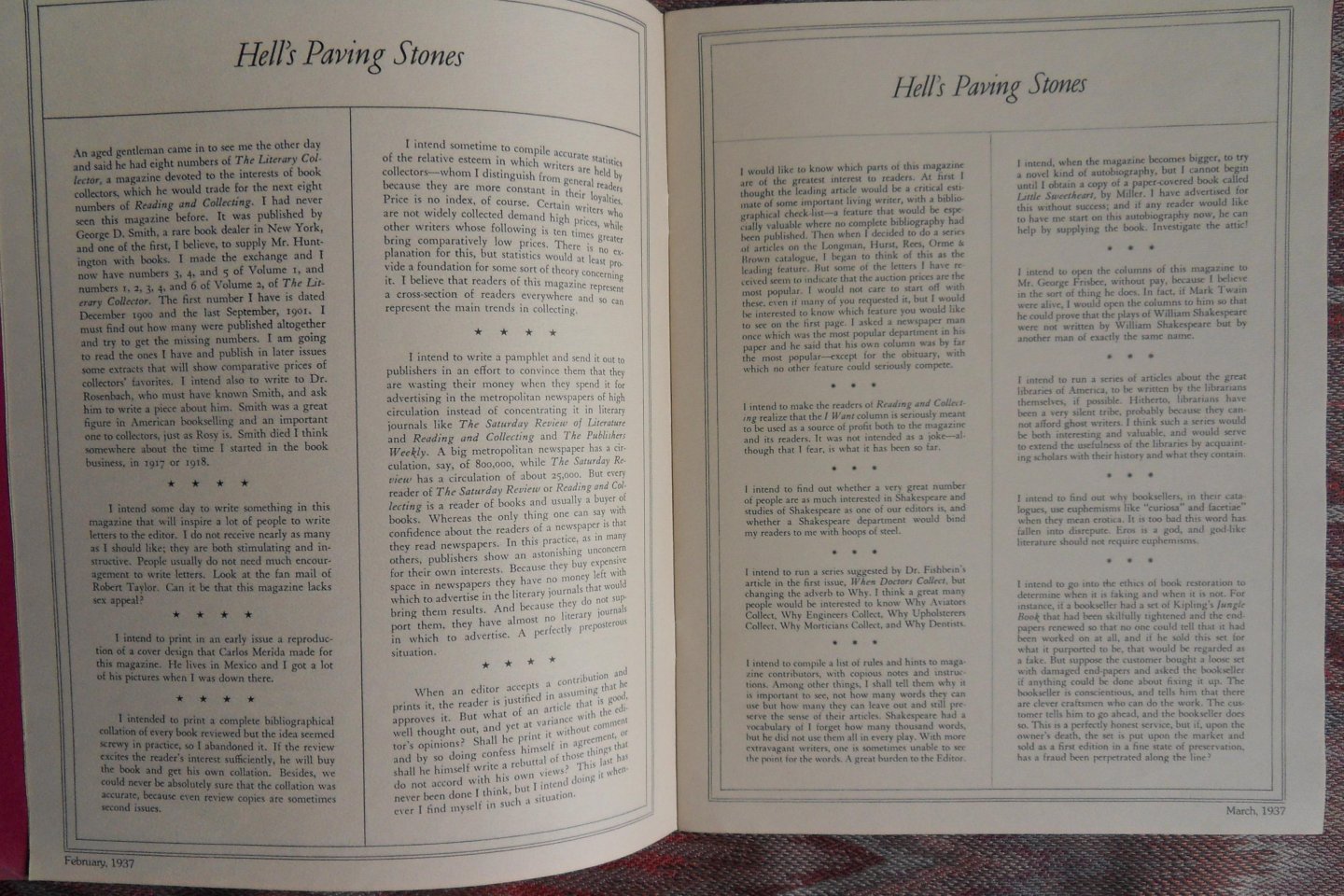 Abramson, Ben. [ 1898 - 1955 ]. - Selfportrait of a Bookseller. [ Beperkte oplage van 500 ex. ].