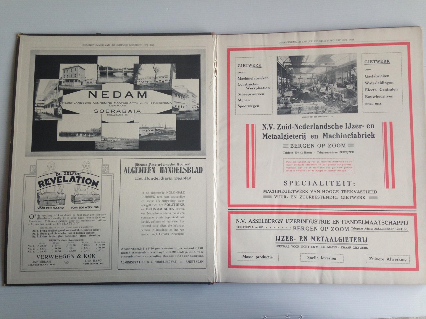  - Gedenknummer vijftigjarig bestaan De Indische Mercuur 1878-1928, Weekblad voor handel, landbouw, nijverheid en mijnwezen in Nederlandsch Oost-en West-Indie