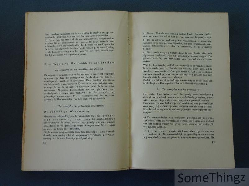 Philippen, Louis J.M. - Beknopte methodiek der geschiedvorsching: leidraad voor de leden der oudheidkundige kringen.
