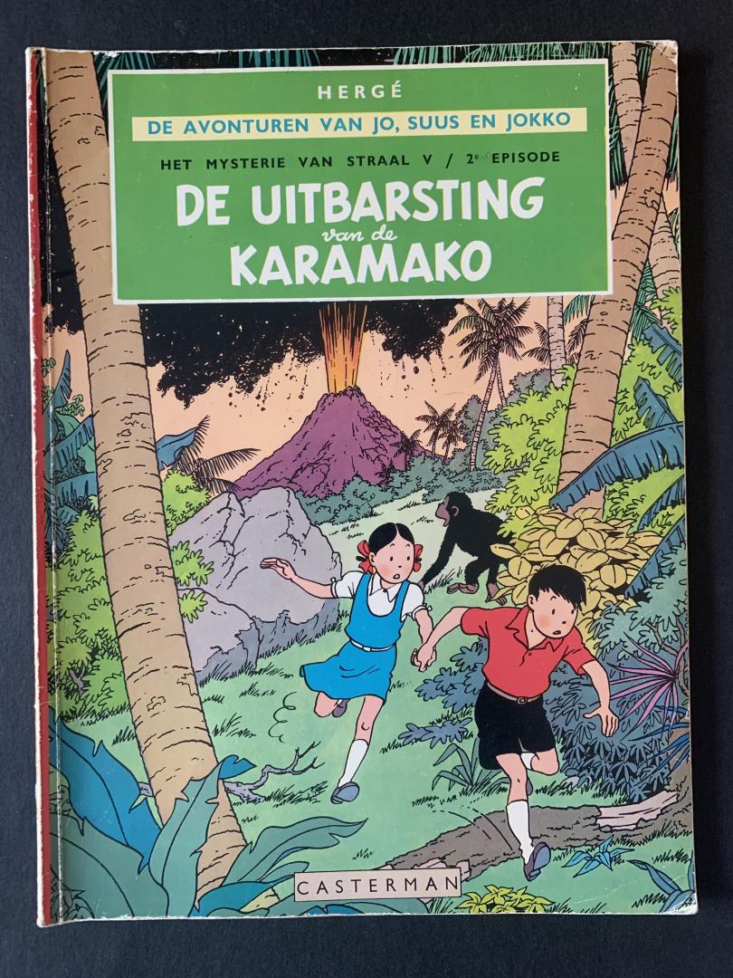 Hergé - Jo,Suus en Jokko De uitbarsting van de Karamako