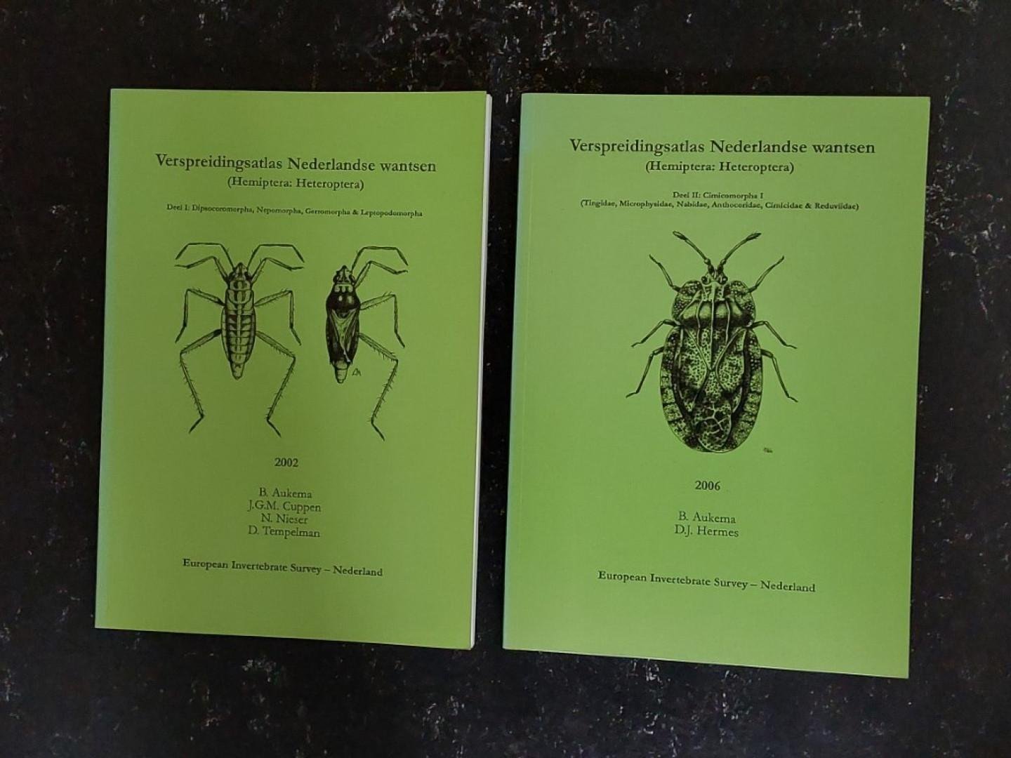 Aukema, B. et all - Verspreidingsatlas Nederlandse wantsen (Hemiptera: Heteroptera) deel 1 en deel 2 Distribution atlas of Dutch water bugs