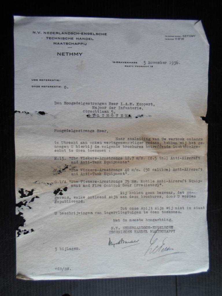  - Factory catalogue The Vickers-Armstrongs 12,7mm Anti-Aircraft and Anti-Tank Equipments