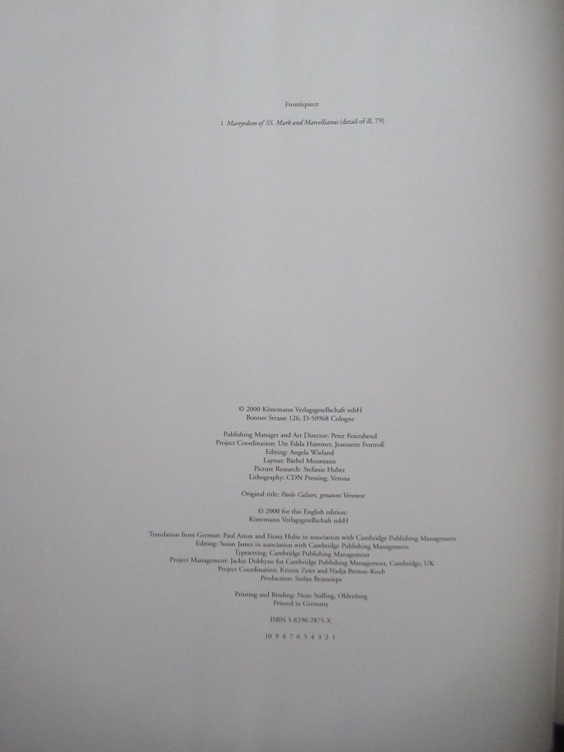 Priever, Andreas - Veronese. Masters of Italian Art