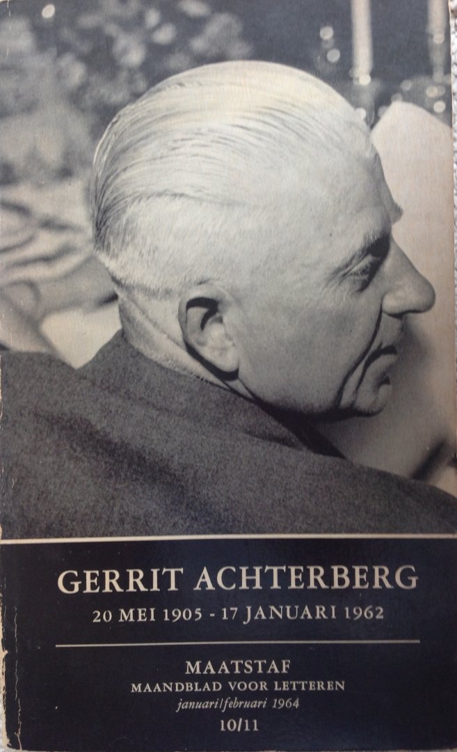 red. Bert Bakker - Gerrit Achterberg 20 mei 1905 - 17 januari 1962