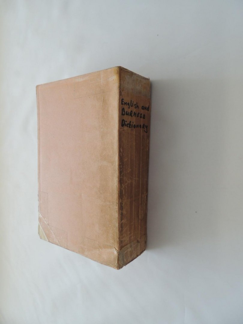 Judson Adoniram - as revised by E.O. Stevens, Francis Mason, and F.H. Eveleth. - Judson's English and Burmese dictionary
