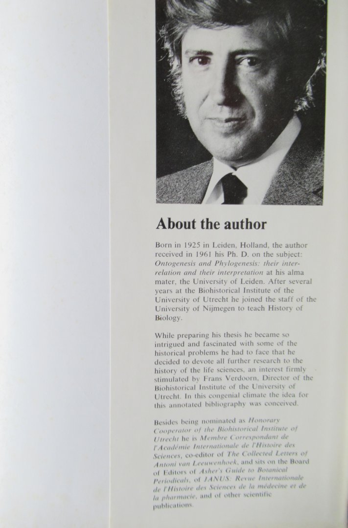 Smit, Pieter - History of the life sciences