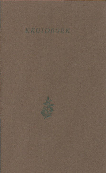 Hoven, Paul van den - Kruidboek.