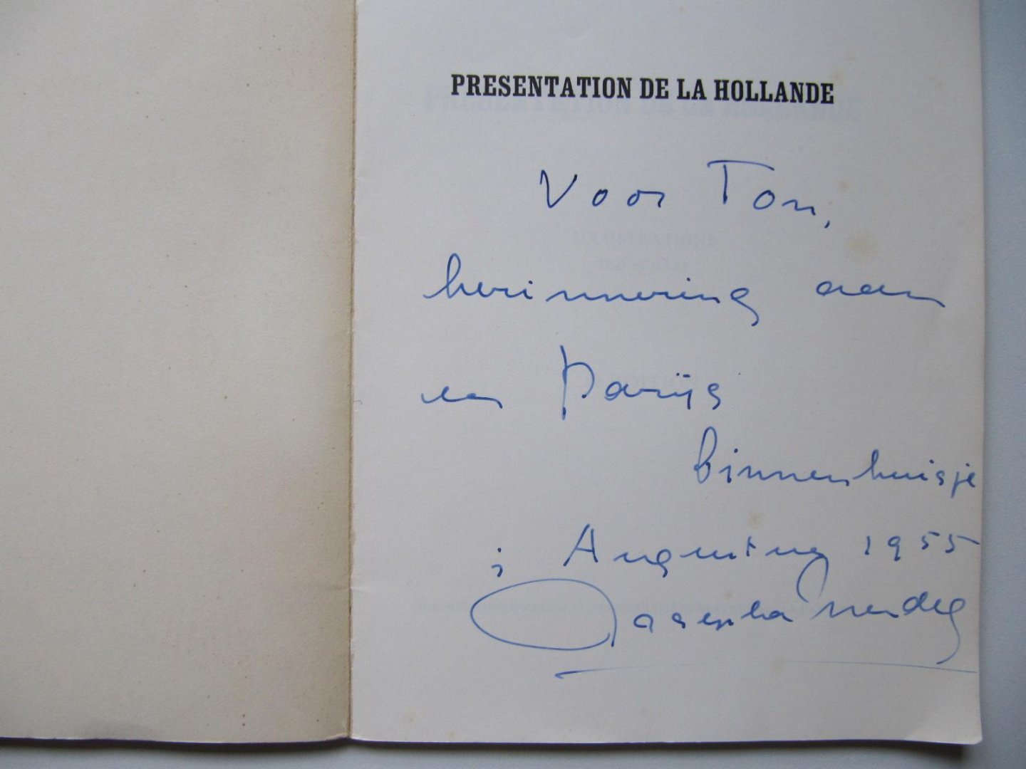 Sadi de Gorter - Presentation de la HOLLANDE