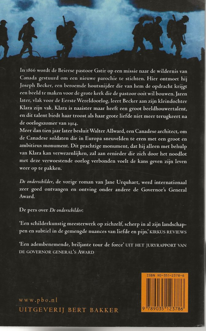 Urquhart, Jane.  Vertaald door Anneke Goddijn en Rob van der Veer - De Beeldhouwers