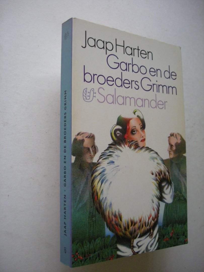 Harten, Jaap / omslag Anlo Mutsaars - Garbo en de broeders Grimm.(6 brieven aan Ten Harmsen / vh Reve / Hanlo / Campert / Lucebert en Lens)