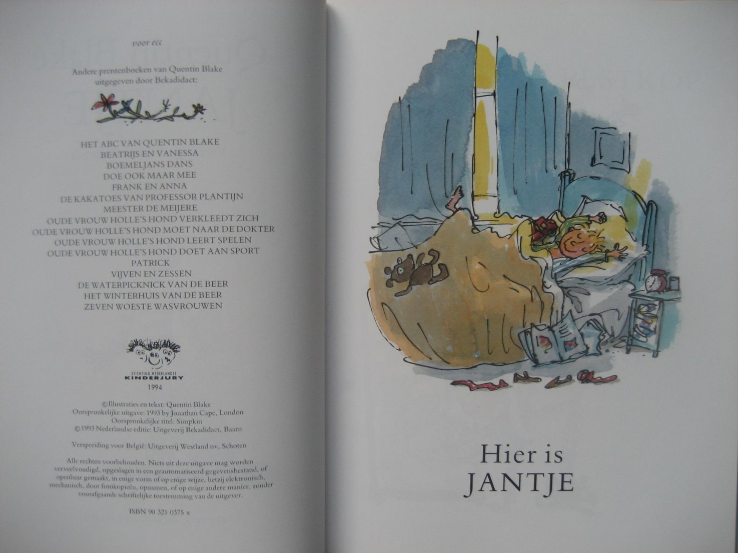 Quentin Blake / Willem Wilmink ( vertaling ) - JANTJE