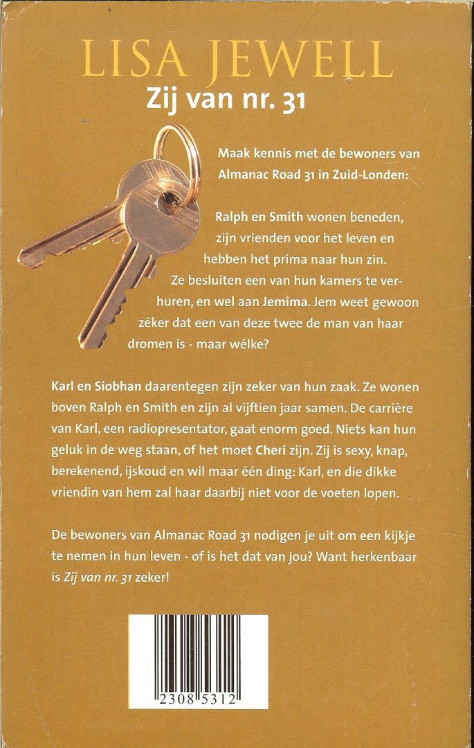 Lisa Jewell - Zij van nr.31