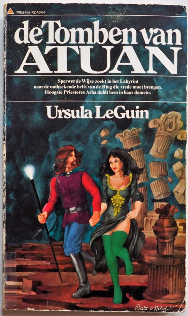 LeGuin Ursula, vert. Oomes F, Ill. Erkel Bart van omslag - De Tomben van Atuan Deel 2