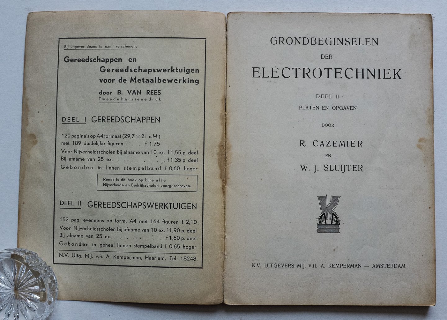 Cazemier, R en W.J. Sluijter - Grondbeginselen der Electrotechniek - Deel 2