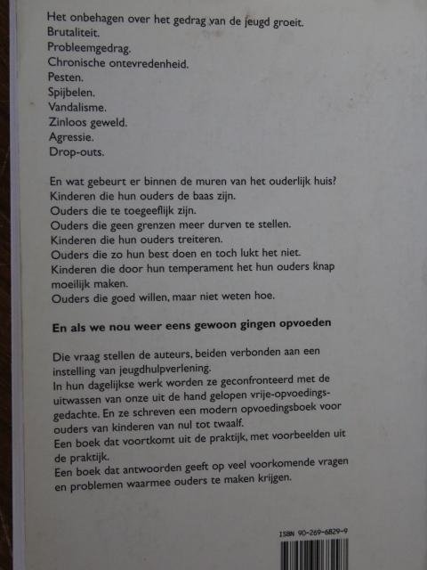 Feddema - En als we nou weer eens gewoon gingen opvoeden