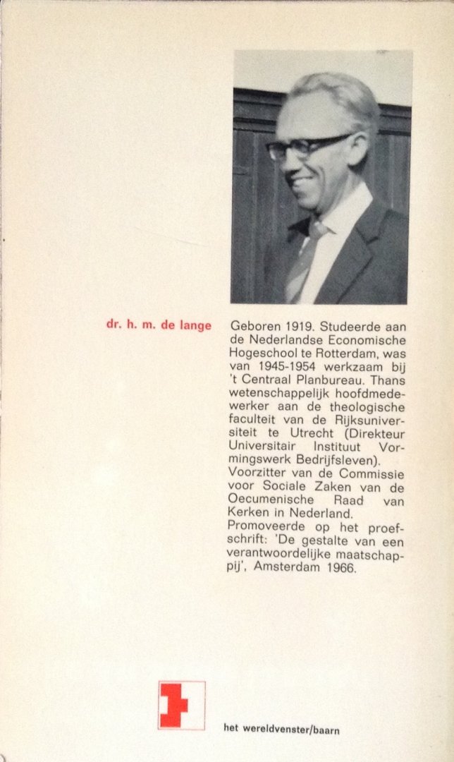 Lange, H.M. de - Rijke en arme landen