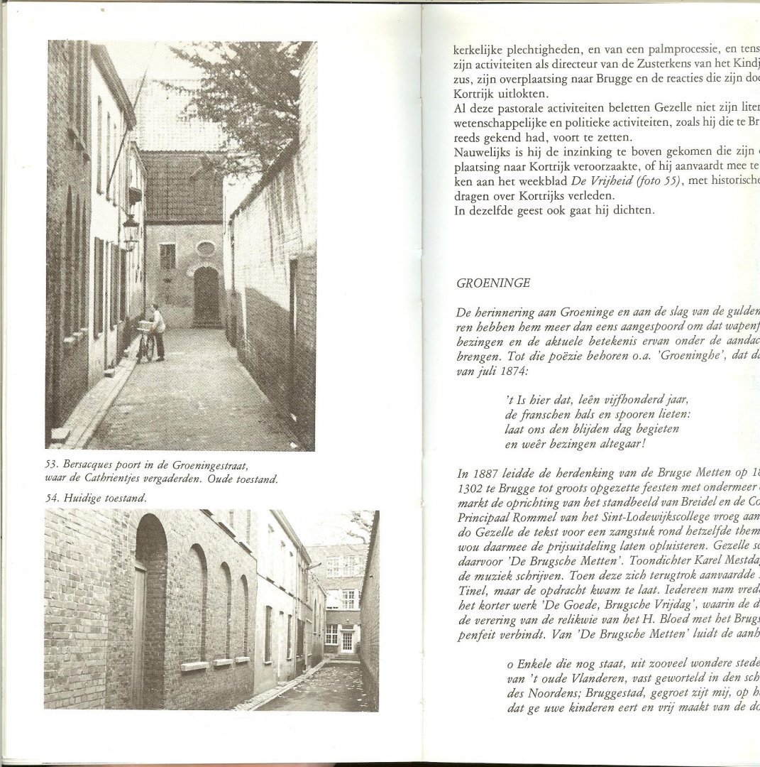 Annoot, Roland,  en Gaby Gyselen,  met  Luc  Schepens, en Rijk geillustreerd in  zwart wit foto's   [100 stuks ]  en kaarten - Guido Gezelle in West-Vlaanderen 1830-1980