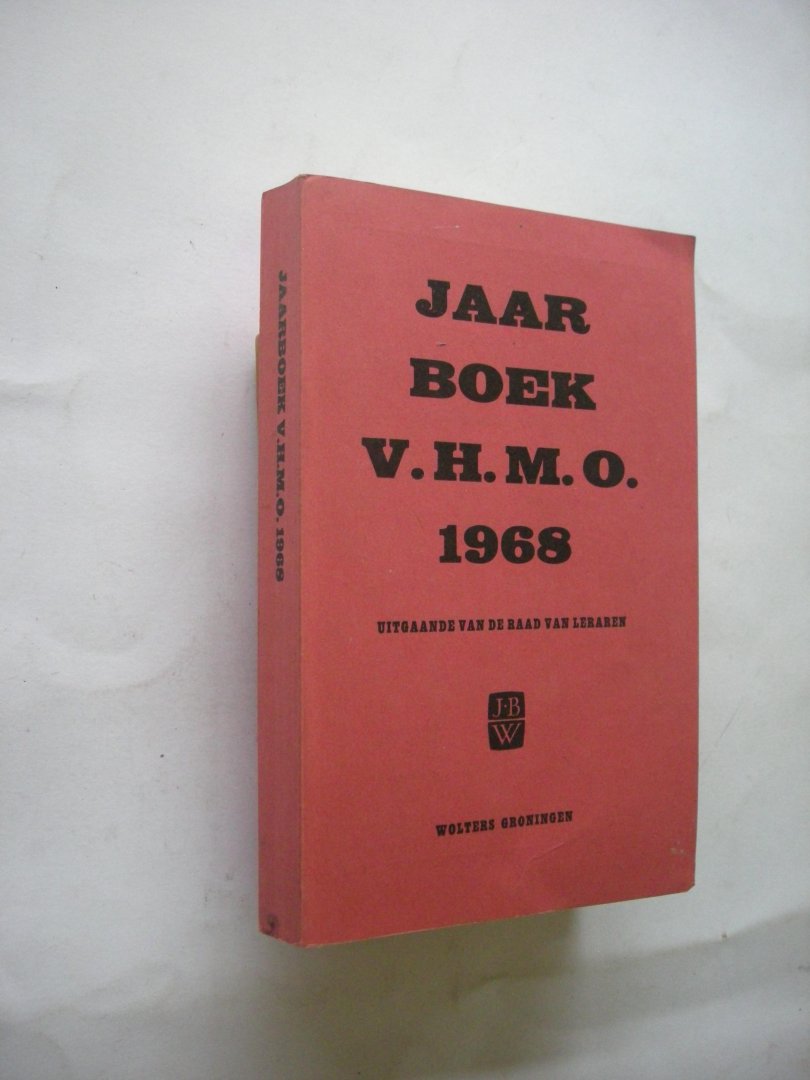 Michielsen, H.L.C., voorbericht - Jaarboek V.H.M.O. uitgaande van de Raad van Leraren bij het voorbereidend hoger en middelbaar onderwijs