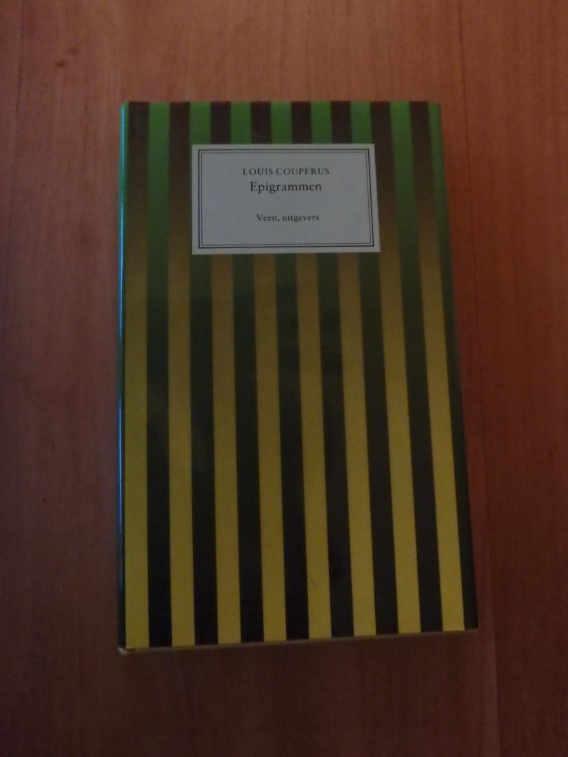 Couperus, L. - Epigrammen / druk 1
