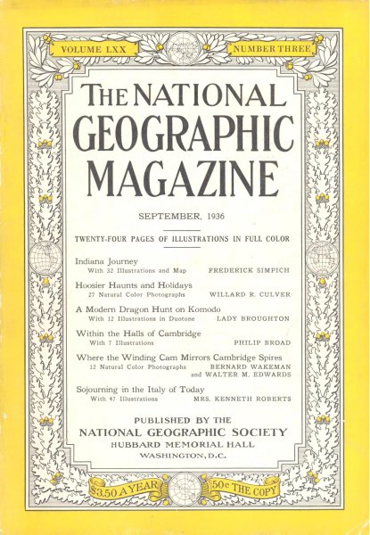 National Geographic - The National Geographic Magazine, september 1936