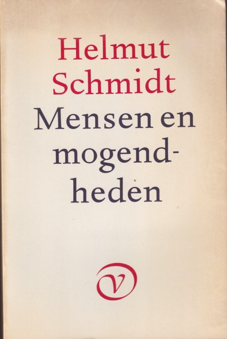 Schmidt, Helmut - Mensen en mogendheden