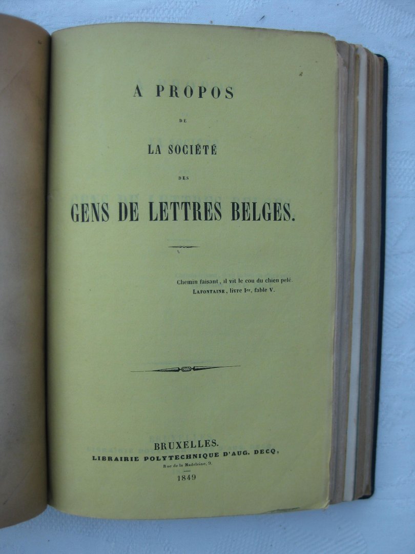 Jottrand, L. - Guillaume-Frédéric d'Orange-Nassau Avant son avènement au trône des Pays-Bas, sous le nom de Guillaume Ier. Par un Belge.