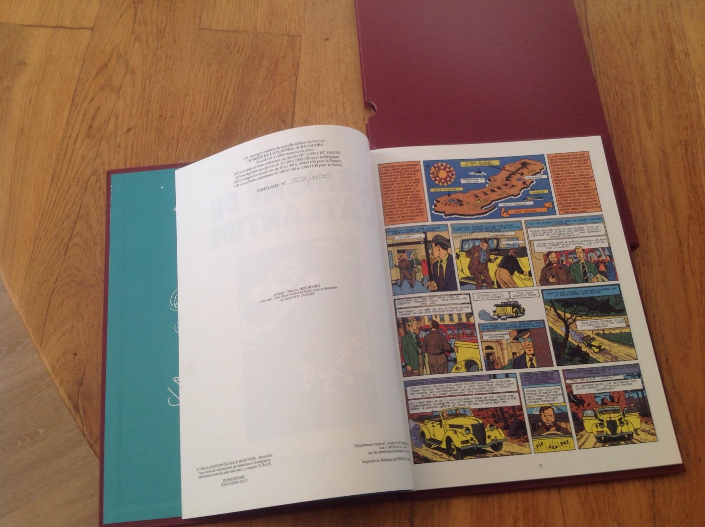 E P Jacobs - L' Enigme de L'Atlantide luxe editie