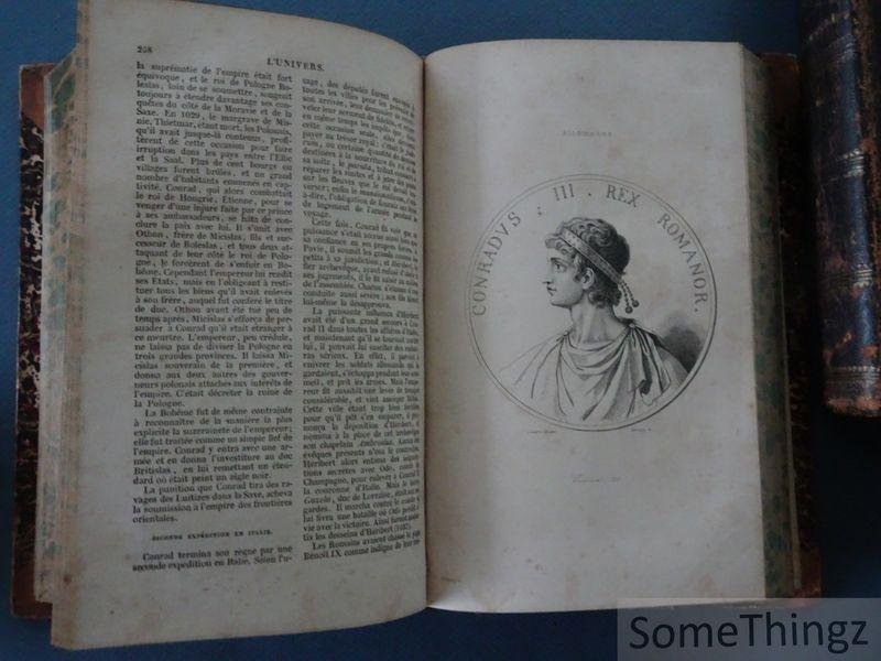 Ph. Le Bas. - L'Univers ou histoire et description de tous les peuples, de leur religions, moeurs, coutumes etc. Allemagne. Tome I et II.