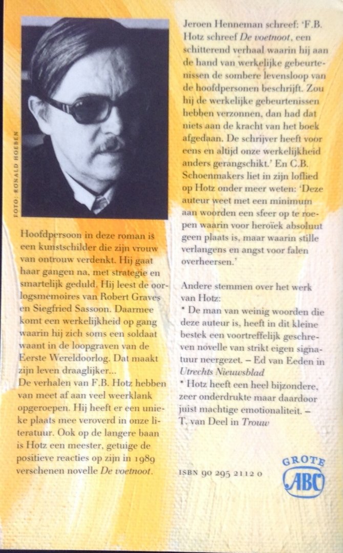 Hotz, F.B. - De vertekening