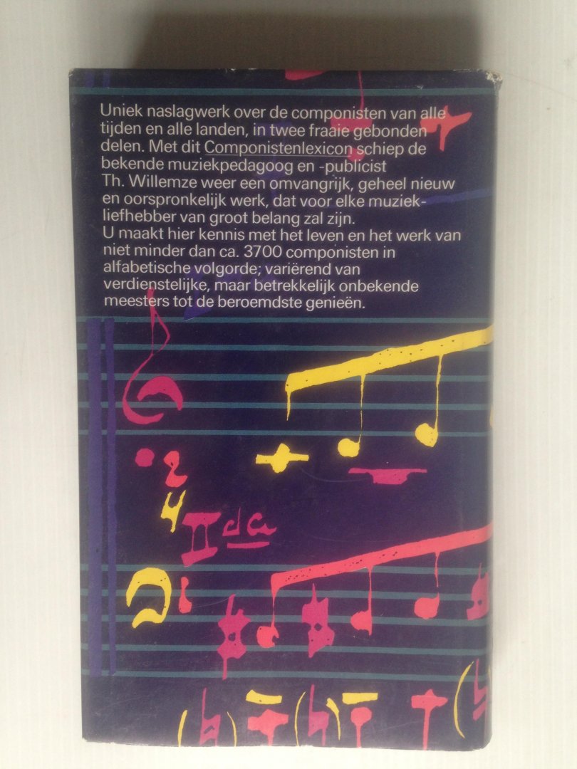 Willemze, Th. - Componistenlexicon 2, P-Z