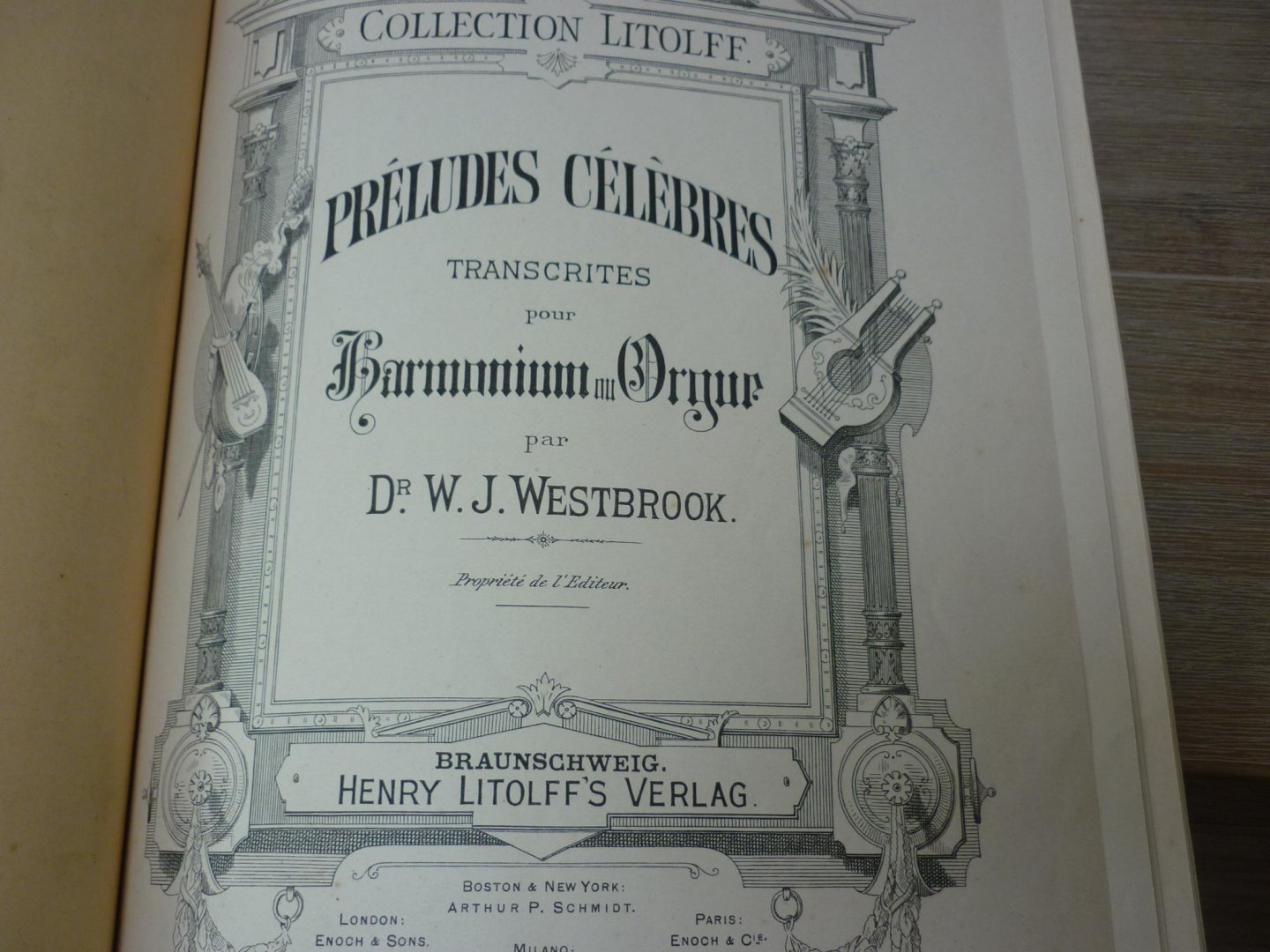 Westbrook; Dr. W.J. - 29 Préludes Célebres transcrites pour Orgue + 22 Fugues Célebres transcrites pour Orgue