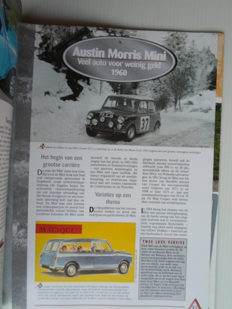 magazine - De eeuw van de automobiel aflevering 11, Austin Mini