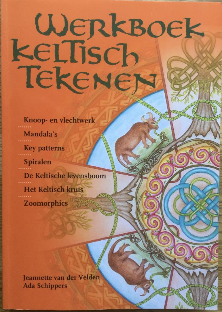 Velden,J. van der, Schippers.A. - Werkboek Keltisch tekenen (2de licht gewijzigde druk)