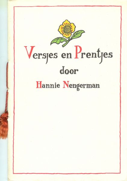 Hannie Nengerman - Versjes en prentjes door Hannie Nengerman