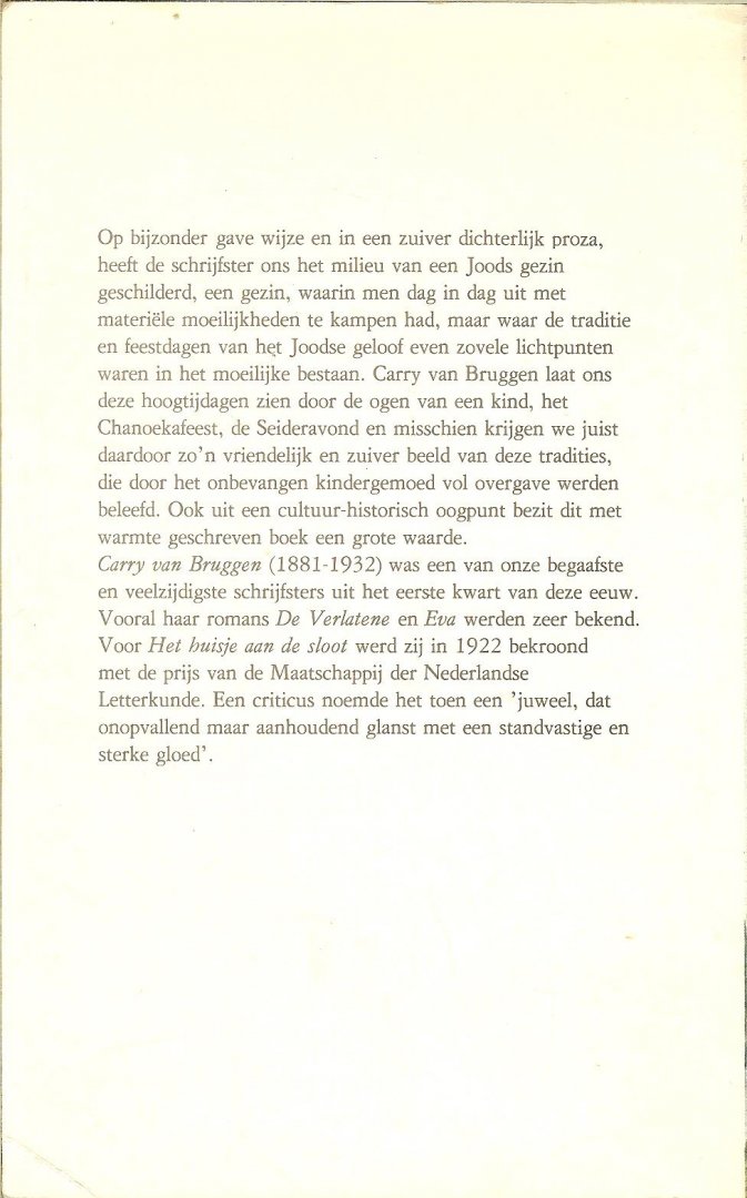 Bruggen, Carry van .. Omslagillustraties : Jantien van Westering - Het huisje aan de sloot Bruggen, Carry van .. Omslagillustraties : Jantien van Westering - Het huisje aan de sloot