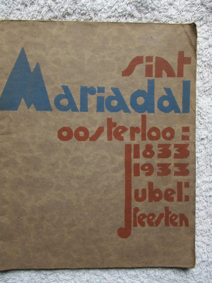 Vanderveken, - Sint-Mariadal Oosterloo. Jubelfeesten 1833-1933.