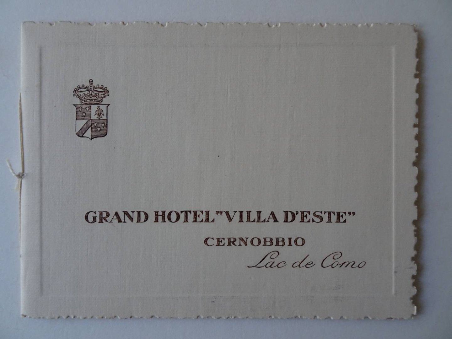 N.n.. - Grand Hotel "Villa d'Este" Cernobbio, Lac de Como.
