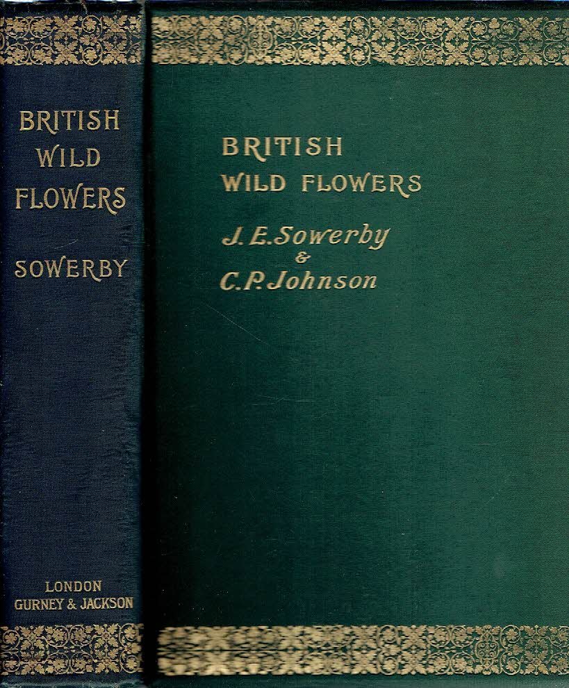 SOWERBY, John E. & C. Pierpoint JOHNSON - British Wild Flowers - Illustrated by John E. Sowerby. Described with an introduction and a key to the natural orders, by C. Pierpoint Johnson. Re-issue: To which is added A Supplement containing 180 figures of lately discovered flowering plan...