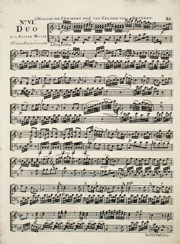 Colizzi, Giovanni Andrea K.: - [Recueil des Quatuors, trios, et duos. Des opéras français qui ont eu le plus succès. Arrangés pour le clavecin ou piano-forte avec accompagnement d`un violon. No. III-VI, XIII, X, XI]
