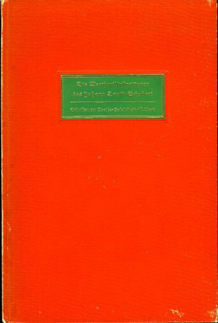 PFEIFFER, Wolfgang (Mit einer Einleitung von) - Die Wertherillustrationen des Johann David Schubert.