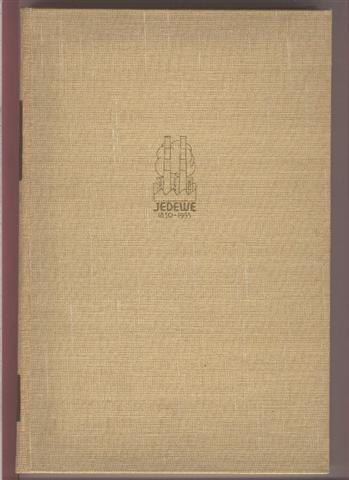Coolen, Anton - Gedenkboek JEDEWE 1830-1955 - SCHIJNDEL Het verhaal van een kousenfabriek - Van de breischei tot 75 gauge.