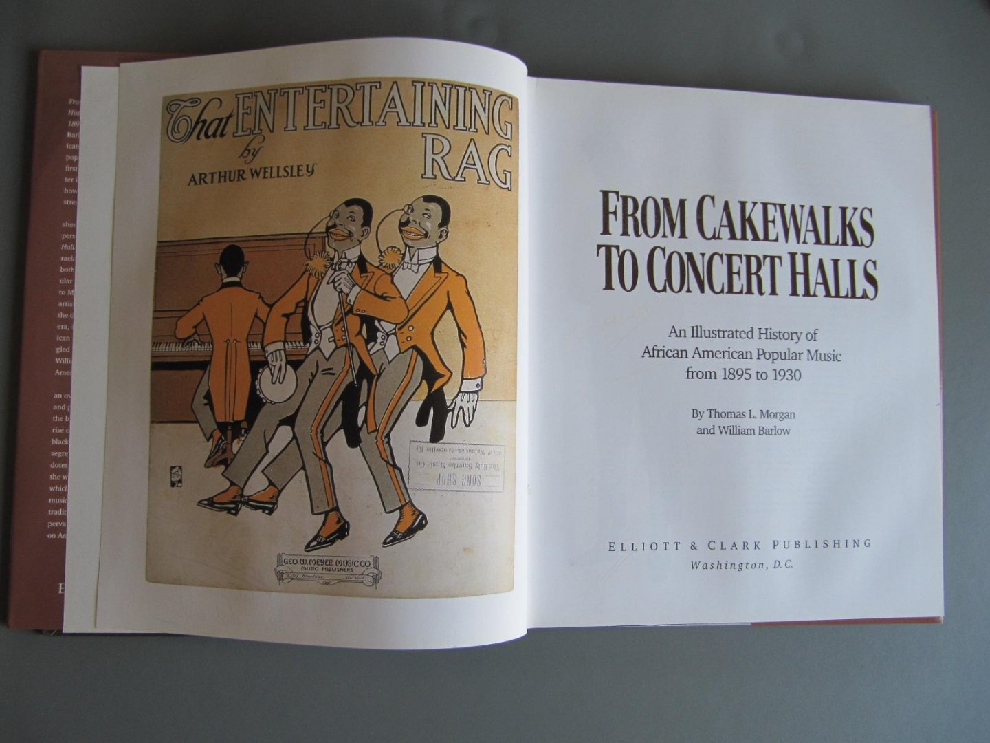 Thomas L. Morgan & William Barlow - From Cakewalks to Concert Halls - An illustrated history of African American Popular Music from 1895 to 1930