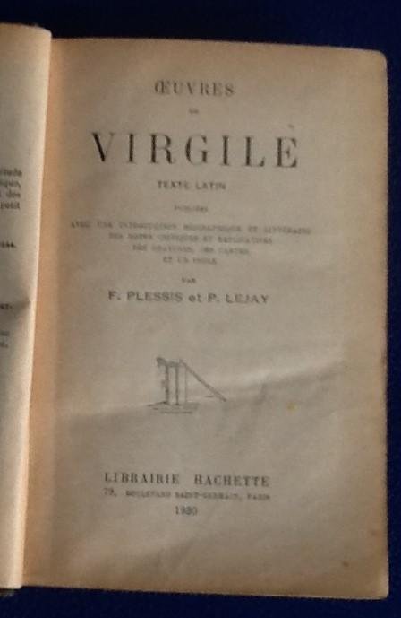 Virgilius / F. Plessis & P. Lejay - Oeuvres de Virgile
