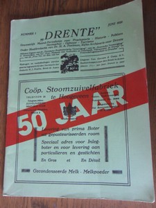 redactiecommissie - 50 jaar maandblad Drente. Jubileumnummer met compilatie artikelen uit 50 jaar