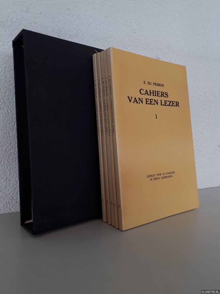 Perron, E. du - Cahiers van een lezer (5 delen in box)
