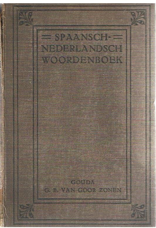 Fokker, A. A. - Spaansch-Nederlandsch woordenboek