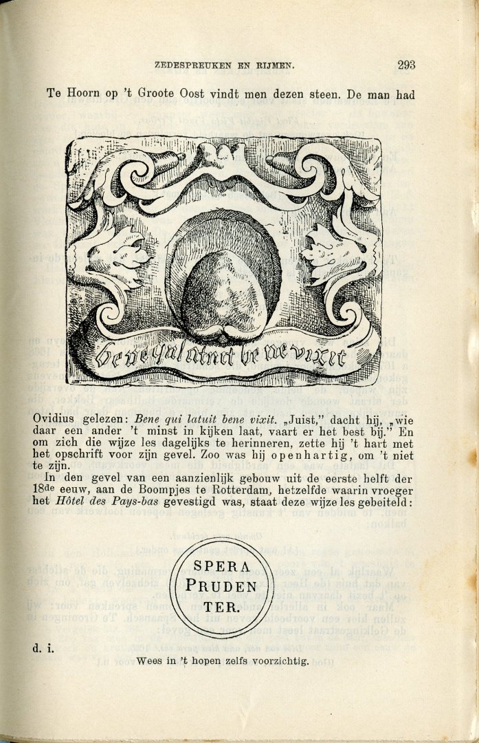 Lennep, Mr. J.van/ Gouw, J.ter - Het boek der opschriften. Een bijdrage tot de Geschiedenis van het Nederlandsche Volksleven