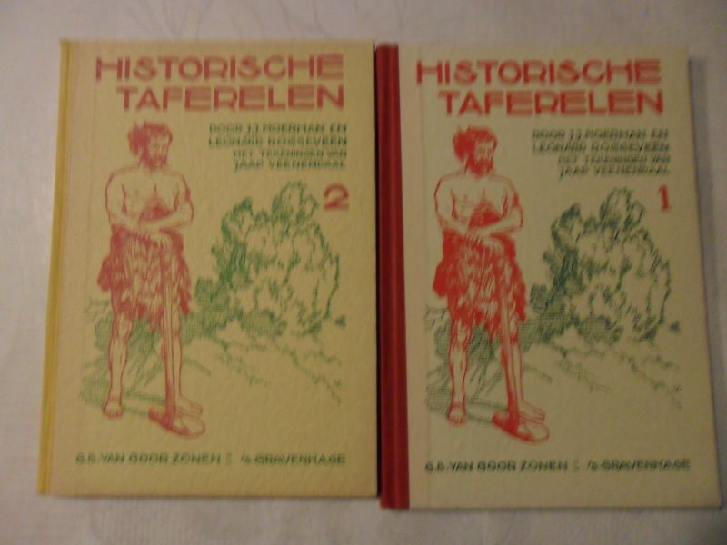 Moerman J.J. / Roggeveen Leonard - Historische taferelen deel 1 en 2
