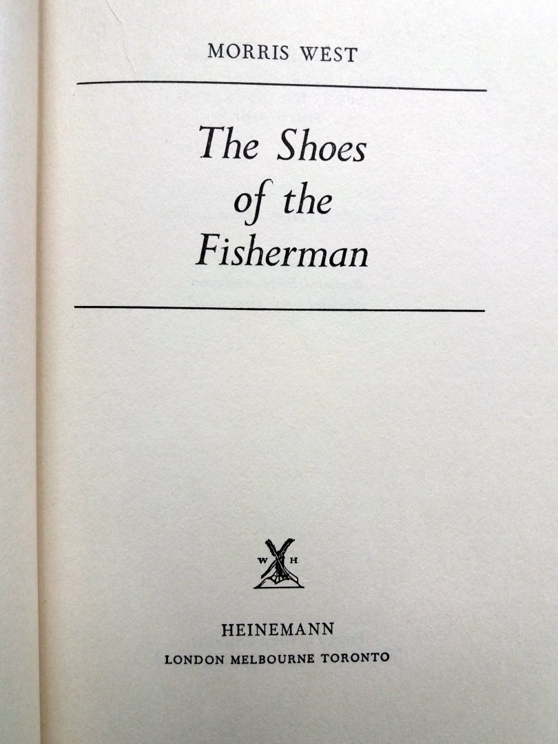 West, Morris L. - The Shoes of the Fisherman (Ex.1) (The Vatican Trilogy 1) (ENGELSTALIG)