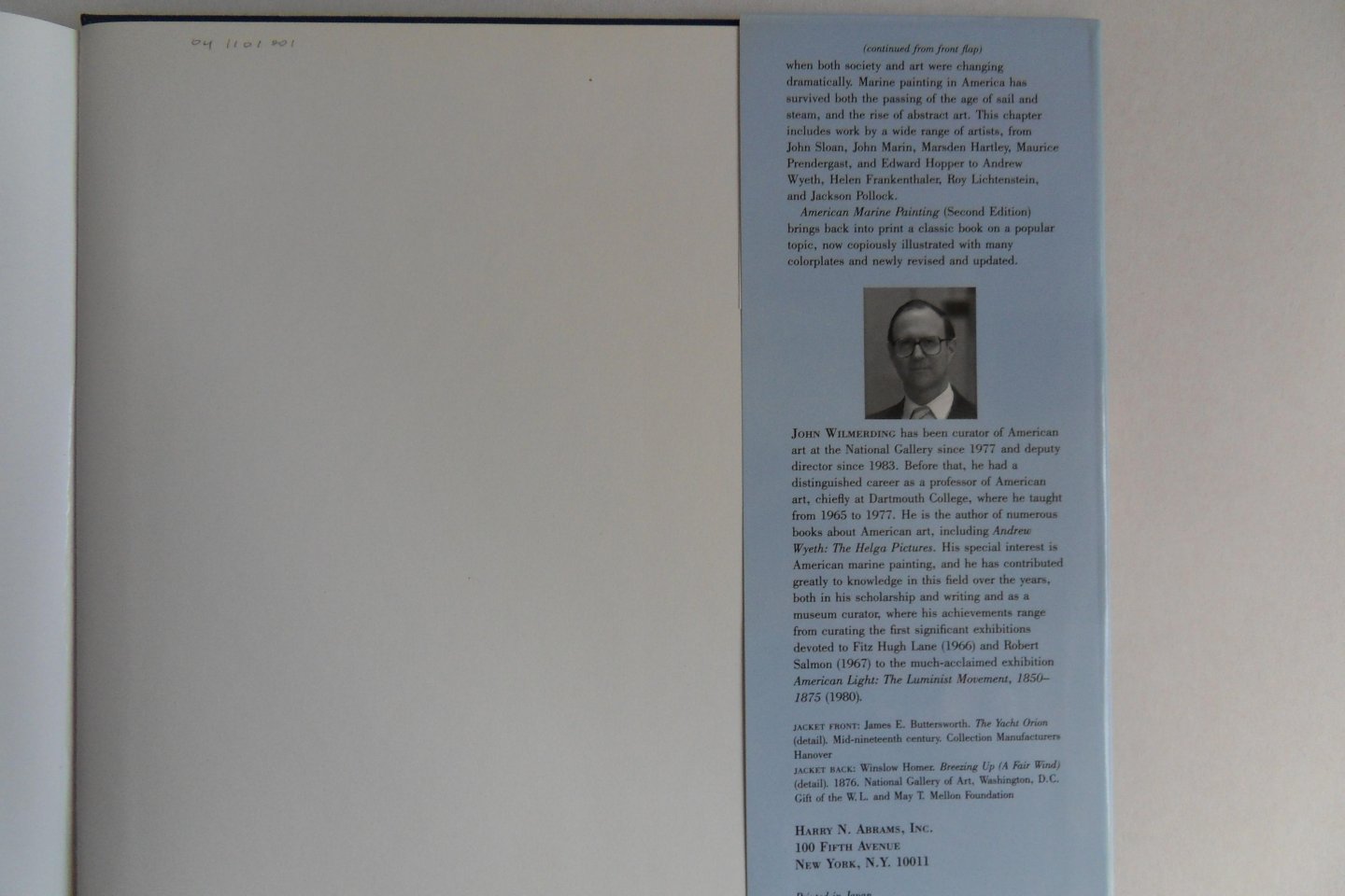 Wilmerding, John. - American Marine Painting.